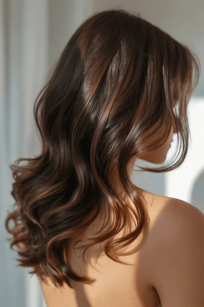 melirozott barna haj